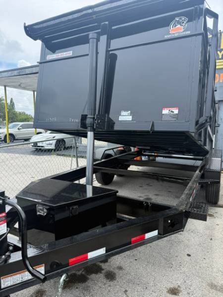 Junk removal dump trailer Hollywood FL